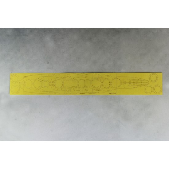 1/700 Japanese Battleship Fuso 1941 Deck Masking Sheet for Fujimi kit #401171 1/700 Japanese Battleship Fuso 1941 Deck Masking Sheet for Fujimi kit #401171