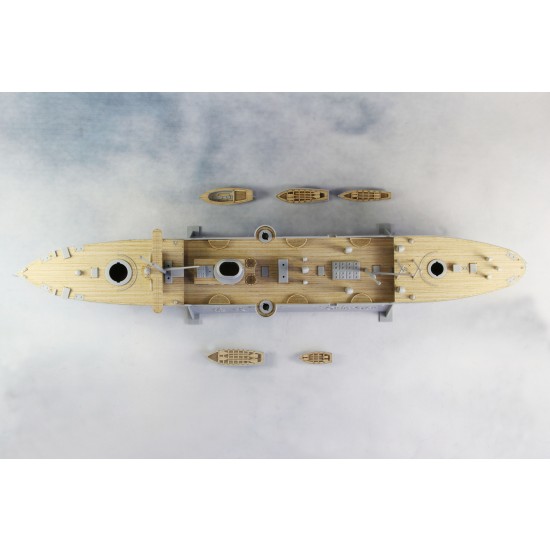 1/144 Chih Yuen Wooden Deck w/Masking Sheet & Photoetch for Bronco KB14001 1/144 Chih Yuen Wooden Deck w/Masking Sheet & Photoetch for Bronco KB14001