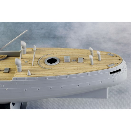 1/144 Chih Yuen Wooden Deck w/Masking Sheet & Photoetch for Bronco KB14001 1/144 Chih Yuen Wooden Deck w/Masking Sheet & Photoetch for Bronco KB14001