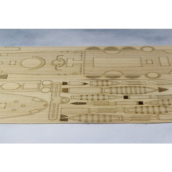 1/144 Chih Yuen Wooden Deck w/Masking Sheet & Photoetch for Bronco KB14001