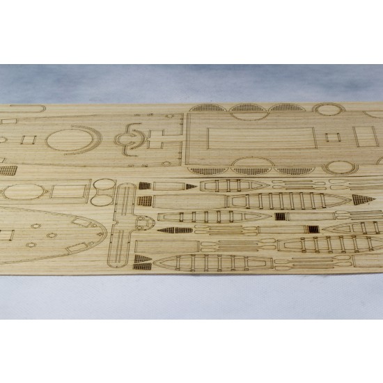 1/144 Chih Yuen Wooden Deck w/Masking Sheet & Photoetch for Bronco KB14001 1/144 Chih Yuen Wooden Deck w/Masking Sheet & Photoetch for Bronco KB14001