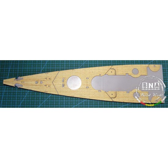 1/350 WWII German Battleship DKM Scharnhorst Wooden Deck for Dragon kit #1040 1/350 WWII German Battleship DKM Scharnhorst Wooden Deck for Dragon kit #1040