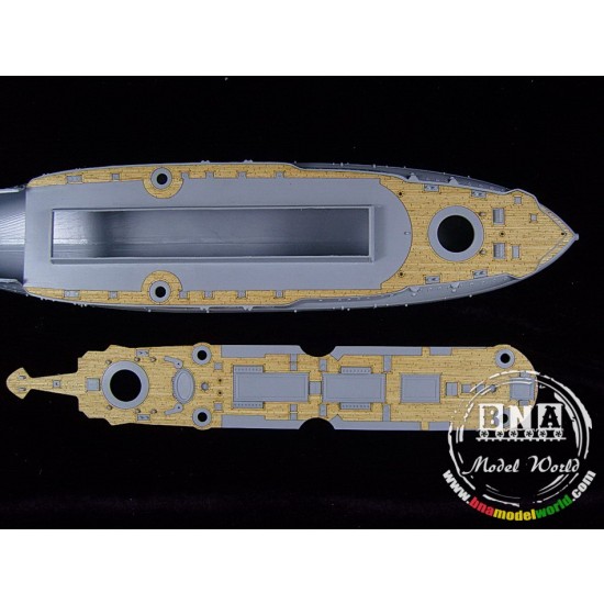 1/350 Borodino/Oriol Russian Battleship Wooden Deck for Zvezda kit #9027 1/350 Borodino/Oriol Russian Battleship Wooden Deck for Zvezda kit #9027