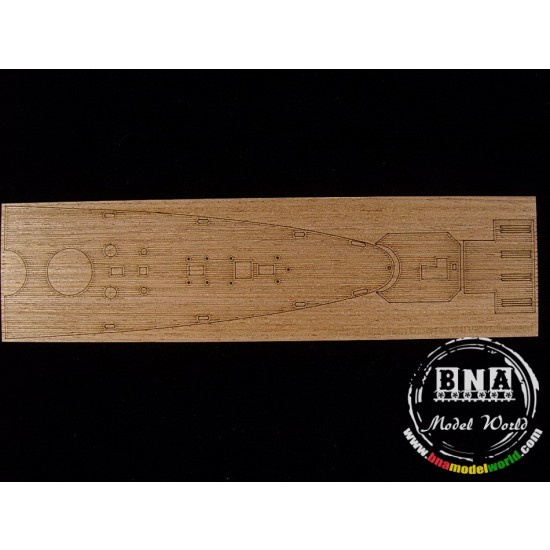 1/350 Italian Heavy Cruiser Pola 1941 Wooden Deck for HobbyBoss kit #86502 1/350 Italian Heavy Cruiser Pola 1941 Wooden Deck for HobbyBoss kit #86502