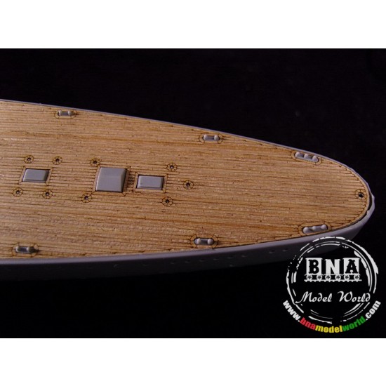 1/350 Italian Heavy Cruiser Pola 1941 Wooden Deck for HobbyBoss kit #86502 1/350 Italian Heavy Cruiser Pola 1941 Wooden Deck for HobbyBoss kit #86502