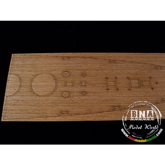 1/350 Italian Heavy Cruiser Pola 1941 Wooden Deck for HobbyBoss kit #86502 1/350 Italian Heavy Cruiser Pola 1941 Wooden Deck for HobbyBoss kit #86502