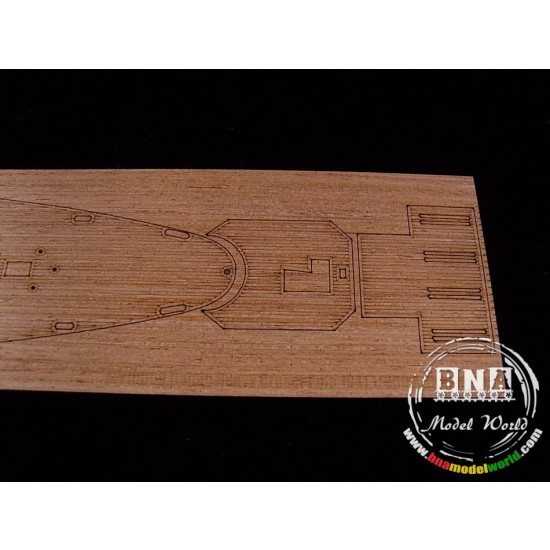 1/350 Italian Heavy Cruiser Pola 1941 Wooden Deck for HobbyBoss kit #86502 1/350 Italian Heavy Cruiser Pola 1941 Wooden Deck for HobbyBoss kit #86502