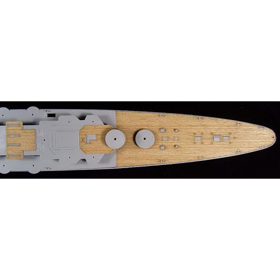 1/350 Italian Heavy Cruiser Pola 1941 Wooden Deck for HobbyBoss kit #86502 1/350 Italian Heavy Cruiser Pola 1941 Wooden Deck for HobbyBoss kit #86502