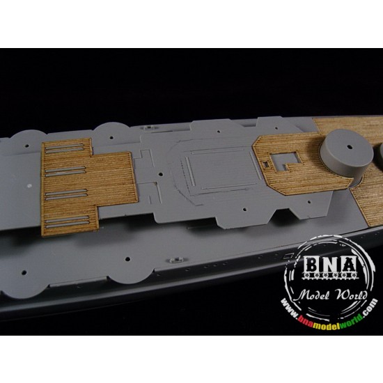 1/350 Italian Heavy Cruiser Pola 1941 Wooden Deck for HobbyBoss kit #86502 1/350 Italian Heavy Cruiser Pola 1941 Wooden Deck for HobbyBoss kit #86502