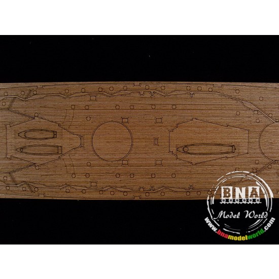 1/350 German Battleship Markgraf Wooden Deck w/PE for ICM Model kit #S.005 1/350 German Battleship Markgraf Wooden Deck w/PE for ICM Model kit #S.005