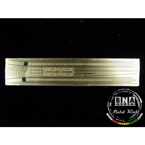 1/350 German Battleship Markgraf Wooden Deck w/PE for ICM Model kit #S.005 1/350 German Battleship Markgraf Wooden Deck w/PE for ICM Model kit #S.005