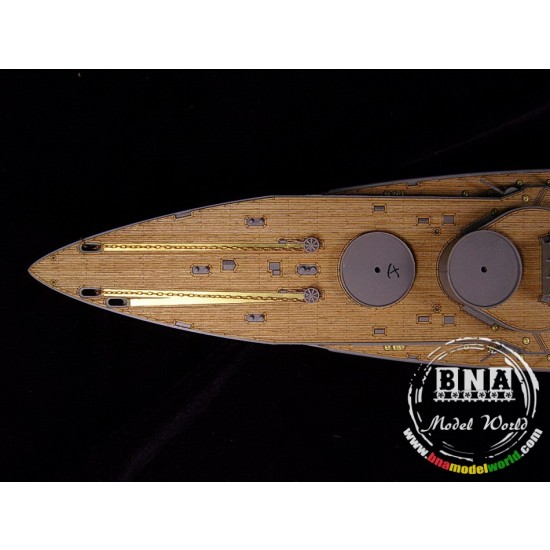1/350 German Battleship Markgraf Wooden Deck w/PE for ICM Model kit #S.005 1/350 German Battleship Markgraf Wooden Deck w/PE for ICM Model kit #S.005