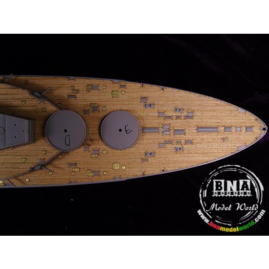 1/350 German Battleship Markgraf Wooden Deck w/PE for ICM Model kit #S.005 1/350 German Battleship Markgraf Wooden Deck w/PE for ICM Model kit #S.005
