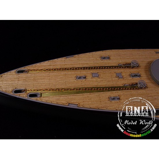1/350 German Battleship Markgraf Wooden Deck w/PE for ICM Model kit #S.005 1/350 German Battleship Markgraf Wooden Deck w/PE for ICM Model kit #S.005