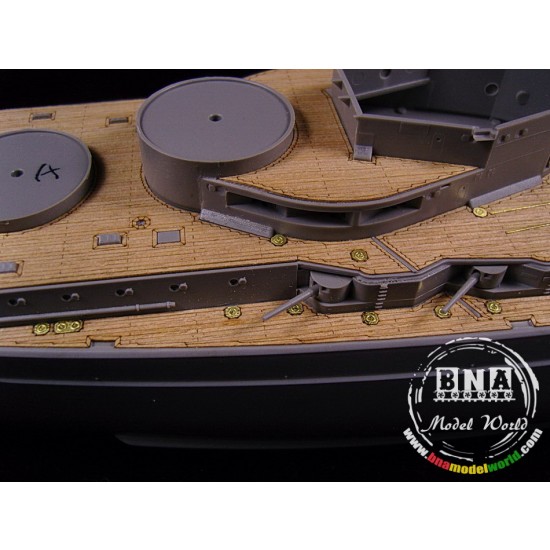1/350 German Battleship Markgraf Wooden Deck w/PE for ICM Model kit #S.005 1/350 German Battleship Markgraf Wooden Deck w/PE for ICM Model kit #S.005