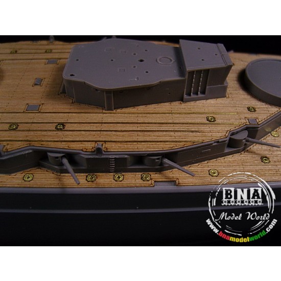 1/350 German Battleship Markgraf Wooden Deck w/PE for ICM Model kit #S.005 1/350 German Battleship Markgraf Wooden Deck w/PE for ICM Model kit #S.005