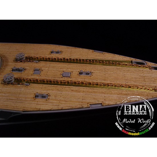 1/350 German Battleship Markgraf Wooden Deck w/PE for ICM Model kit #S.005 1/350 German Battleship Markgraf Wooden Deck w/PE for ICM Model kit #S.005