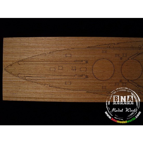1/350 German Battleship Grober Kurfurst Wooden Deck for ICM kit #S.002 1/350 German Battleship Grober Kurfurst Wooden Deck for ICM kit #S.002