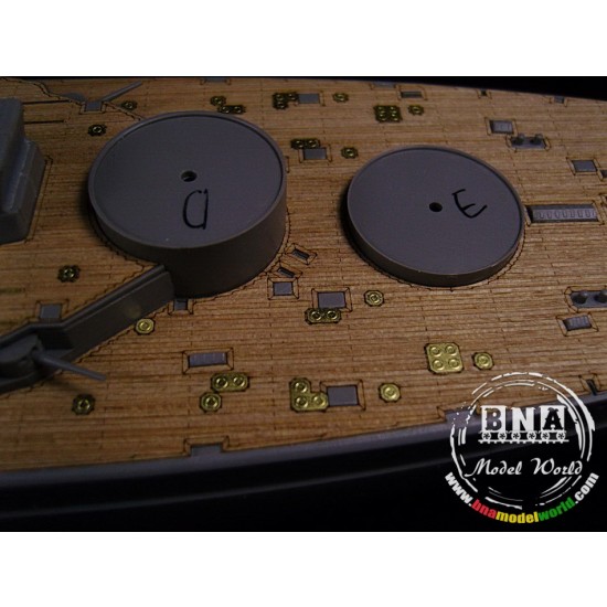 1/350 German Battleship Grober Kurfurst Wooden Deck for ICM kit #S.002 1/350 German Battleship Grober Kurfurst Wooden Deck for ICM kit #S.002
