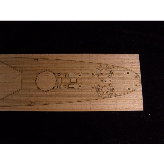 1/350 USS San Francisco CA-38 1942 Wooden Deck for Trumpeter kit #05309 1/350 USS San Francisco CA-38 1942 Wooden Deck for Trumpeter kit #05309