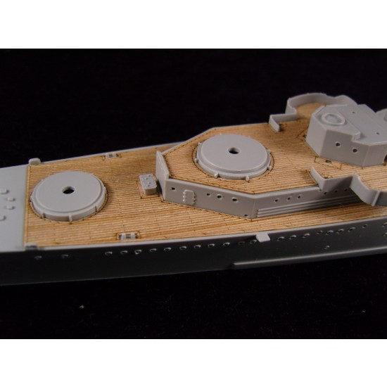 1/350 USS San Francisco CA-38 1942 Wooden Deck for Trumpeter kit #05309 1/350 USS San Francisco CA-38 1942 Wooden Deck for Trumpeter kit #05309
