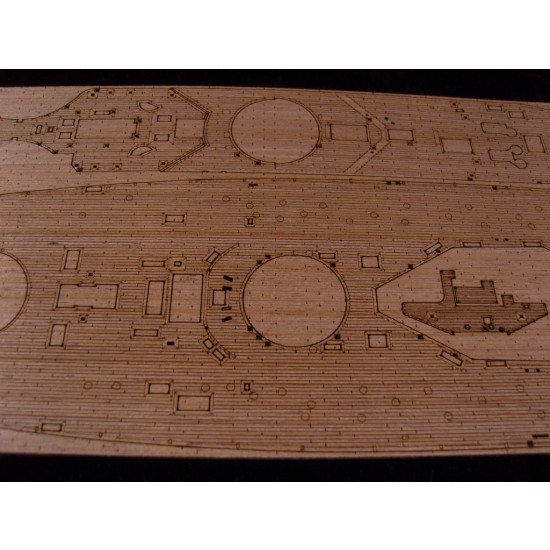 1/350 HMS Dreadnought 1907 Wooden Deck for Trumpeter kit #05328 1/350 HMS Dreadnought 1907 Wooden Deck for Trumpeter kit #05328