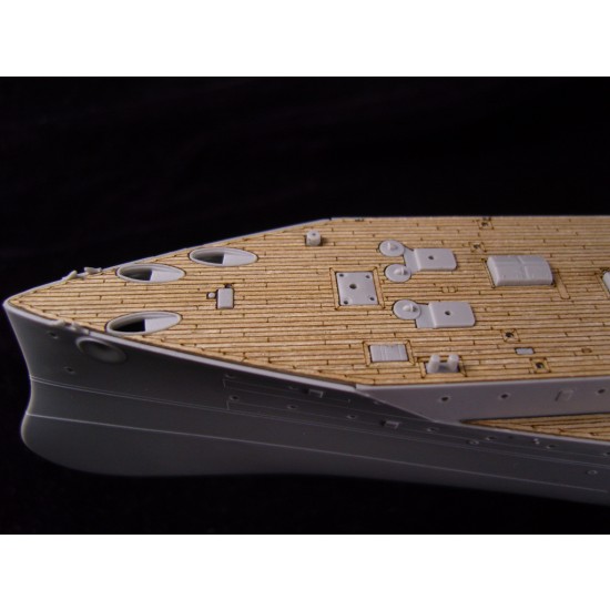 1/350 HMS Dreadnought 1907 Wooden Deck for Trumpeter kit #05328 1/350 HMS Dreadnought 1907 Wooden Deck for Trumpeter kit #05328