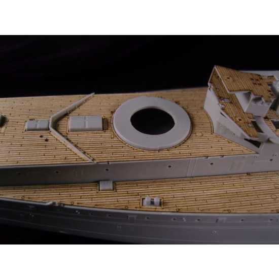 1/350 HMS Dreadnought 1907 Wooden Deck for Trumpeter kit #05328 1/350 HMS Dreadnought 1907 Wooden Deck for Trumpeter kit #05328