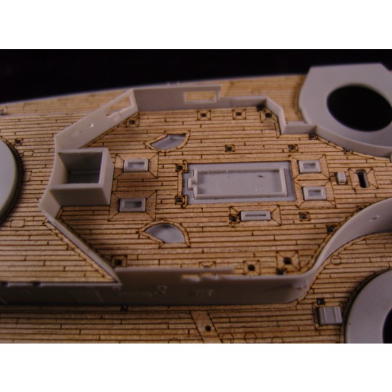1/350 HMS Dreadnought 1907 Wooden Deck for Trumpeter kit #05328 1/350 HMS Dreadnought 1907 Wooden Deck for Trumpeter kit #05328