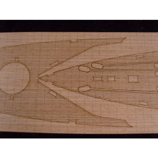 1/350 HMS Tiger Battle Cruiser 1914 Wooden Deck for Combrig kit 3534FH,3534WL 1/350 HMS Tiger Battle Cruiser 1914 Wooden Deck for Combrig kit 3534FH,3534WL