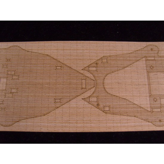 1/350 HMS Tiger Battle Cruiser 1914 Wooden Deck for Combrig kit 3534FH,3534WL 1/350 HMS Tiger Battle Cruiser 1914 Wooden Deck for Combrig kit 3534FH,3534WL