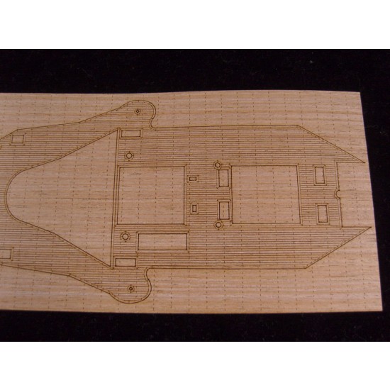 1/350 HMS Tiger Battle Cruiser 1914 Wooden Deck for Combrig kit 3534FH,3534WL 1/350 HMS Tiger Battle Cruiser 1914 Wooden Deck for Combrig kit 3534FH,3534WL