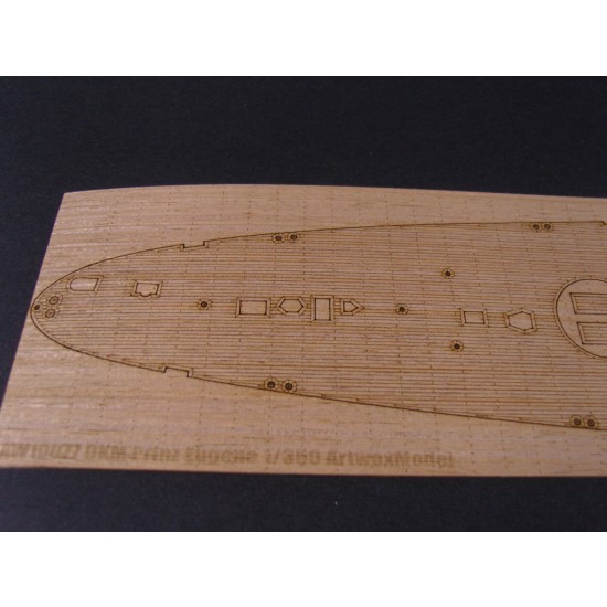 1/350 DKM Prinz Eugen Wooden Deck (for Trumpeter 05313) 1/350 DKM Prinz Eugen Wooden Deck (for Trumpeter 05313)