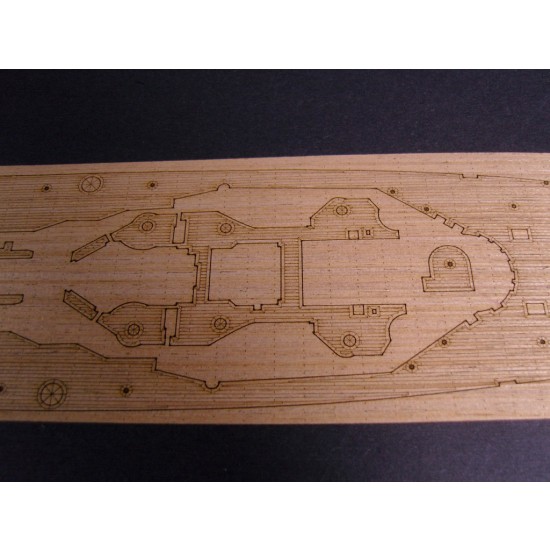 1/350 DKM Prinz Eugen Wooden Deck (for Trumpeter 05313) 1/350 DKM Prinz Eugen Wooden Deck (for Trumpeter 05313)