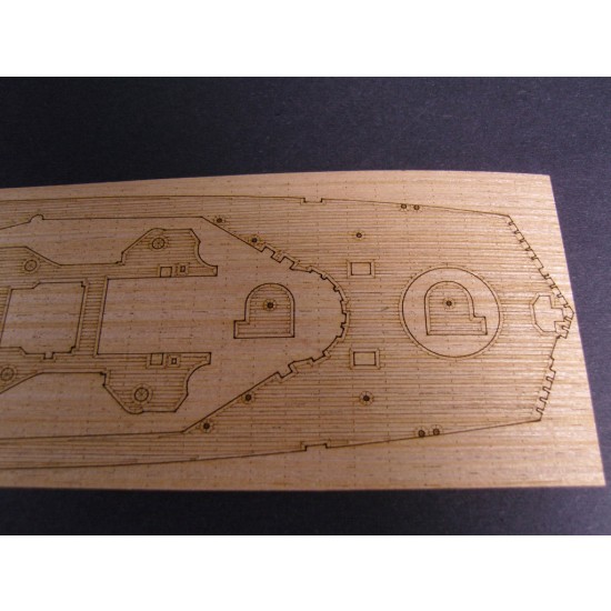 1/350 DKM Prinz Eugen Wooden Deck (for Trumpeter 05313) 1/350 DKM Prinz Eugen Wooden Deck (for Trumpeter 05313)