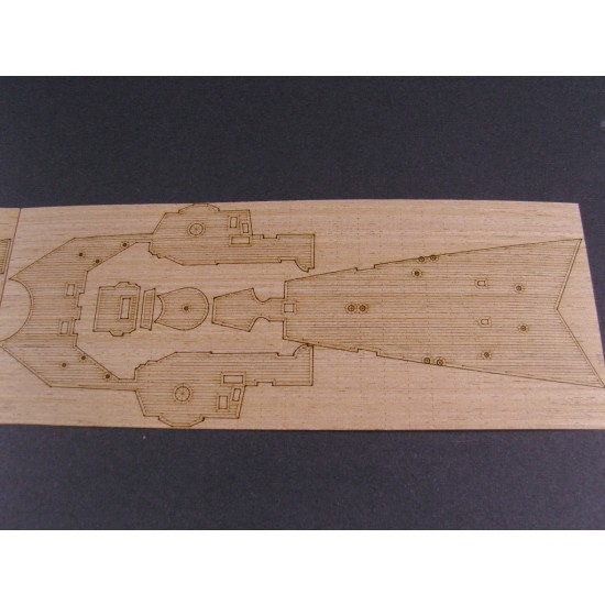 1/350 DKM Prinz Eugen Wooden Deck (for Trumpeter 05313) 1/350 DKM Prinz Eugen Wooden Deck (for Trumpeter 05313)