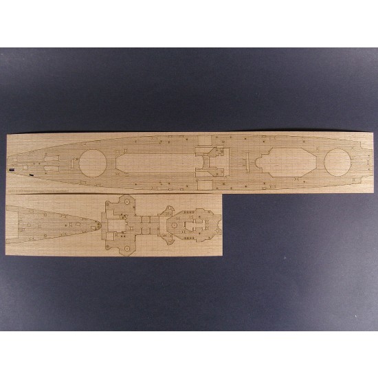 1/350 DKM Admiral Graf Spee Wooden Deck (for Trumpeter 05316) 1/350 DKM Admiral Graf Spee Wooden Deck (for Trumpeter 05316)