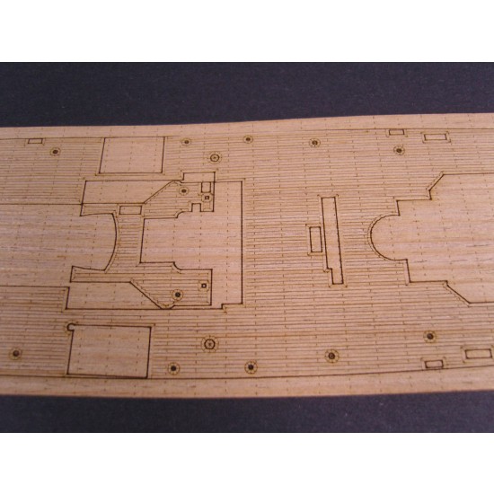 1/350 DKM Admiral Graf Spee Wooden Deck (for Trumpeter 05316) 1/350 DKM Admiral Graf Spee Wooden Deck (for Trumpeter 05316)