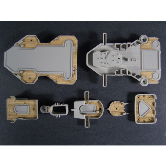 1/350 DKM Admiral Hipper Wooden Deck (for Trumpeter 05317) 1/350 DKM Admiral Hipper Wooden Deck (for Trumpeter 05317)