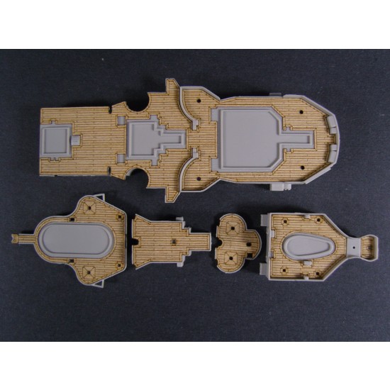 1/350 DKM Admiral Hipper Wooden Deck (for Trumpeter 05317) 1/350 DKM Admiral Hipper Wooden Deck (for Trumpeter 05317)