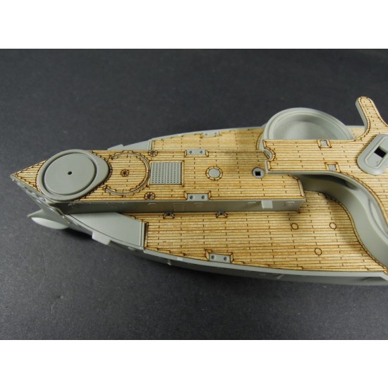 1/350 Imperial Chinese Peiyang Fleet Ting Yuen Wooden Deck for Bronco NB5016 kit 1/350 Imperial Chinese Peiyang Fleet Ting Yuen Wooden Deck for Bronco NB5016 kit