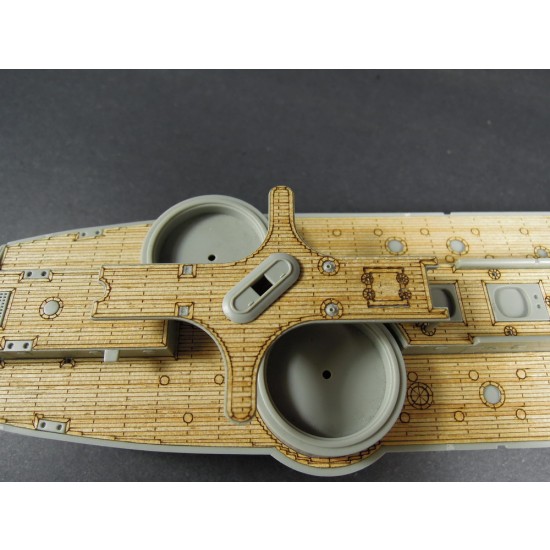 1/350 Imperial Chinese Peiyang Fleet Ting Yuen Wooden Deck for Bronco NB5016 kit 1/350 Imperial Chinese Peiyang Fleet Ting Yuen Wooden Deck for Bronco NB5016 kit