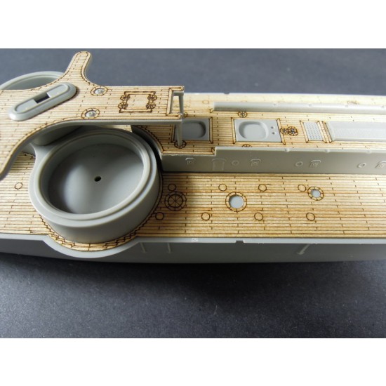 1/350 Imperial Chinese Peiyang Fleet Ting Yuen Wooden Deck for Bronco NB5016 kit 1/350 Imperial Chinese Peiyang Fleet Ting Yuen Wooden Deck for Bronco NB5016 kit