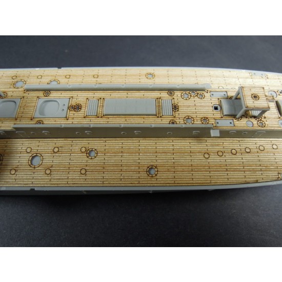 1/350 Imperial Chinese Peiyang Fleet Ting Yuen Wooden Deck for Bronco NB5016 kit 1/350 Imperial Chinese Peiyang Fleet Ting Yuen Wooden Deck for Bronco NB5016 kit