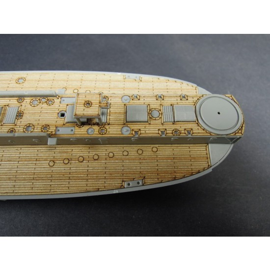 1/350 Imperial Chinese Peiyang Fleet Ting Yuen Wooden Deck for Bronco NB5016 kit 1/350 Imperial Chinese Peiyang Fleet Ting Yuen Wooden Deck for Bronco NB5016 kit