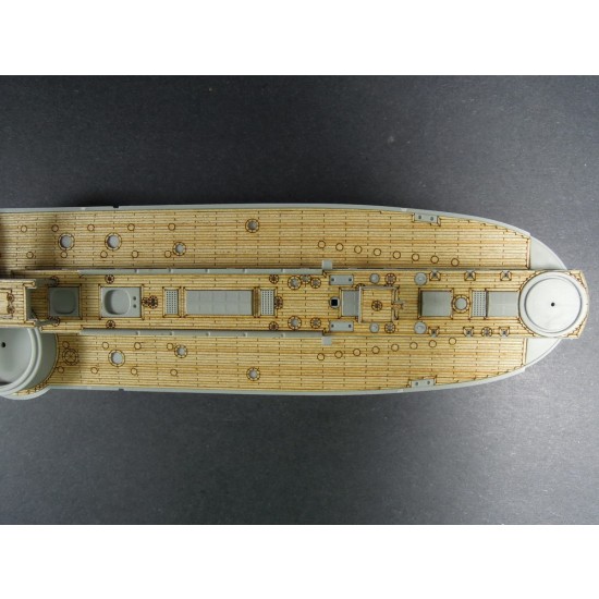 1/350 Imperial Chinese Peiyang Fleet Ting Yuen Wooden Deck for Bronco NB5016 kit 1/350 Imperial Chinese Peiyang Fleet Ting Yuen Wooden Deck for Bronco NB5016 kit