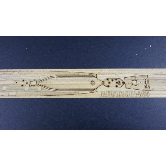 1/350 IJN Submarine I-365 Wooden Deck for Aoshima 005682 kit 1/350 IJN Submarine I-365 Wooden Deck for Aoshima 005682 kit