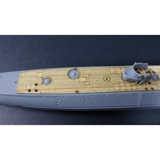 1/350 IJN Submarine I-365 Wooden Deck for Aoshima 005682 kit