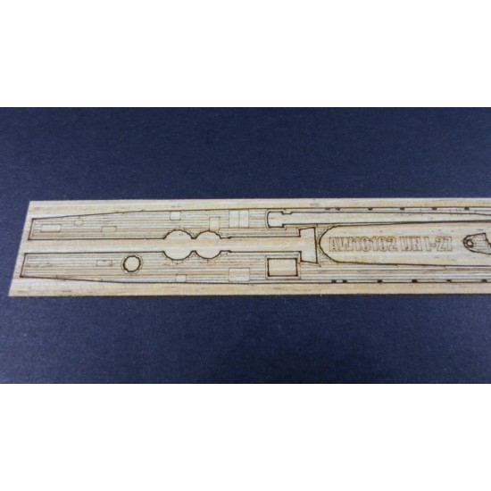 1/350 Japanese Navy Submarine I-27 Wooden Deck for AFV Club SE73514 kit 1/350 Japanese Navy Submarine I-27 Wooden Deck for AFV Club SE73514 kit