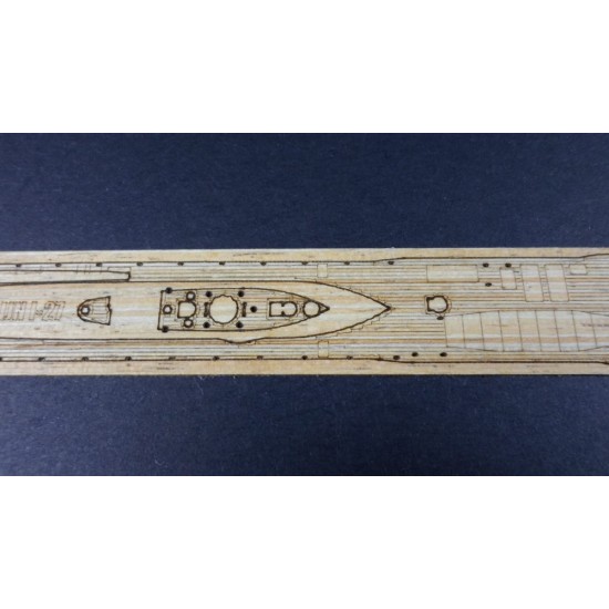 1/350 Japanese Navy Submarine I-27 Wooden Deck for AFV Club SE73514 kit 1/350 Japanese Navy Submarine I-27 Wooden Deck for AFV Club SE73514 kit